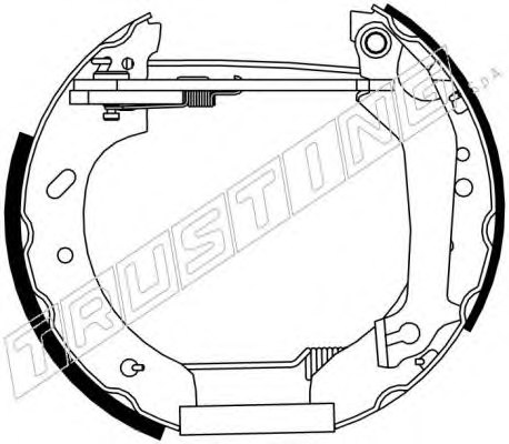 TRUSTING 6272 Brake Shoe Set